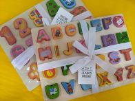 ABC 123 Wood Puzzle Set
